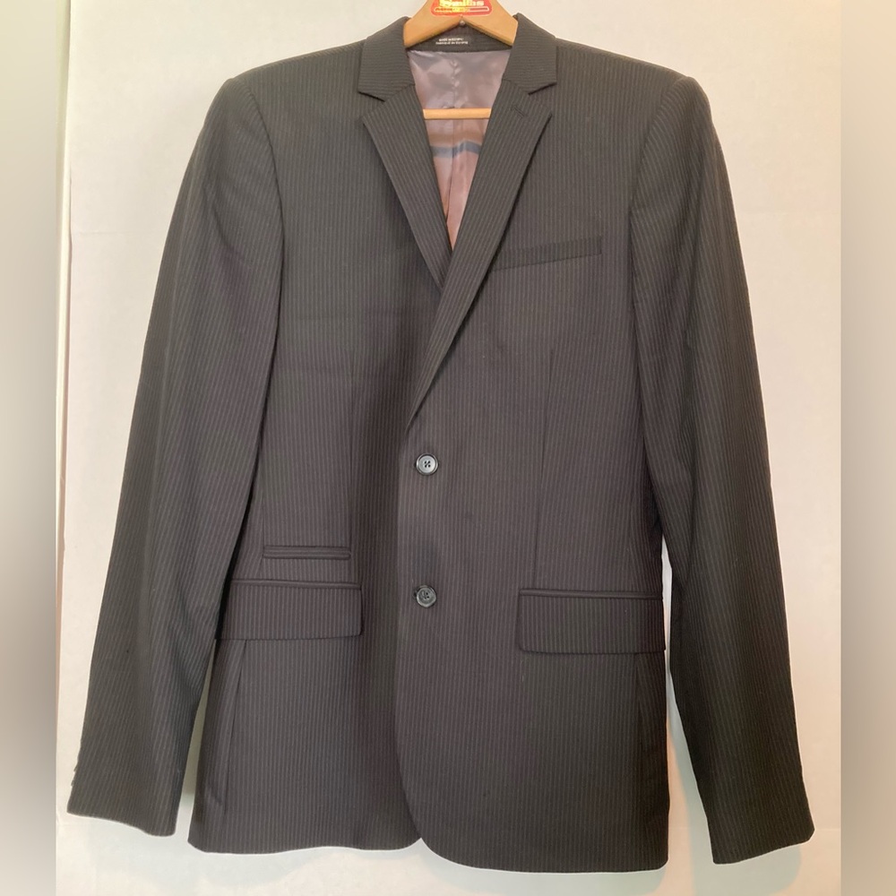 Express 🟣 GUC Size 40L Pinstripe Blazer Jacket